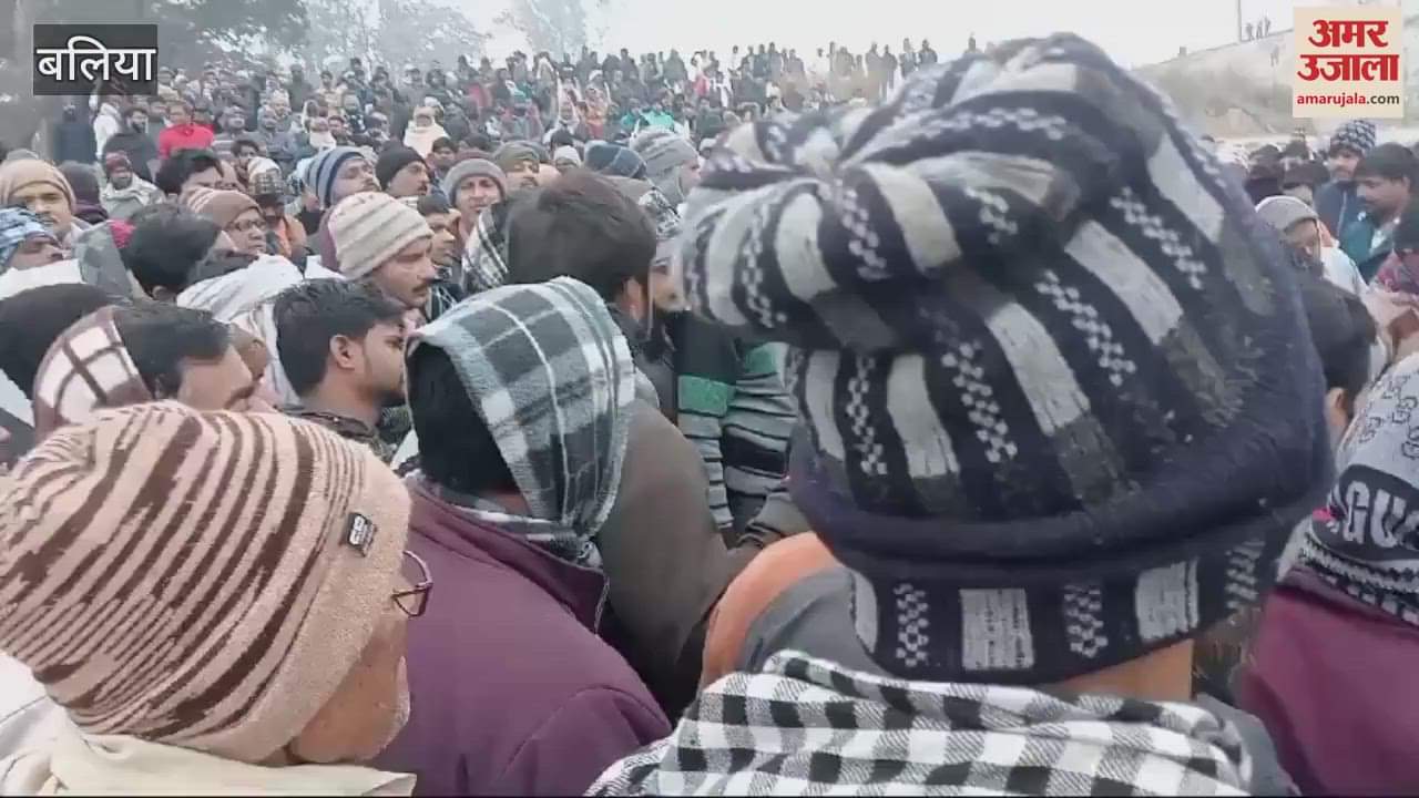 VIDEO : actor Aman Jaiswal dead body reached home in ballia chaos people paid tribute shops closed