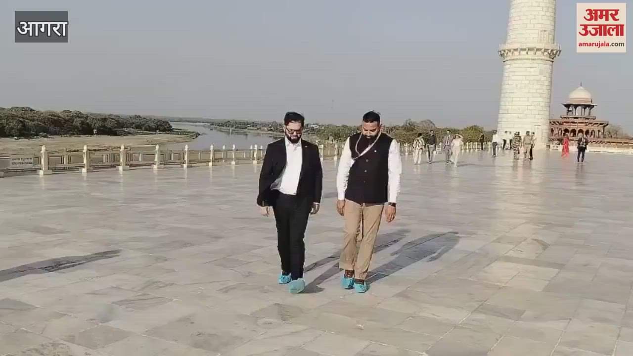 VIDEO : Chile President Gabriel Boric visits at taj mahal