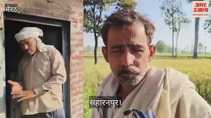VIDEO : In Saharanpur, offerings from the temple and electricity equipment of farmers were stolen