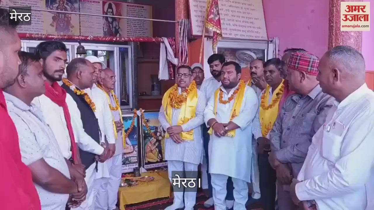 VIDEO : A procession was taken out in Puvarka of Saharanpur on the occasion of Lord Maharishi Kashyap Jayanti