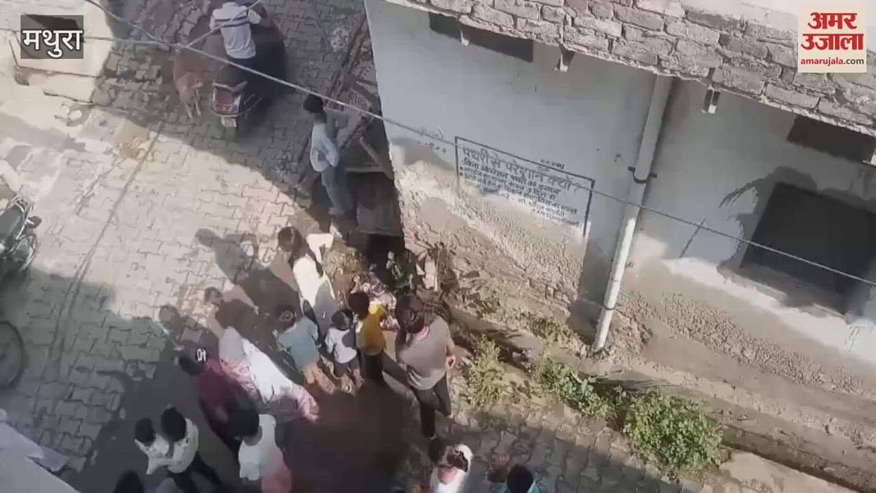 VIDEO : fire broke out in the toilet of the park near Kanha Makhan Millennium School chaos ensued