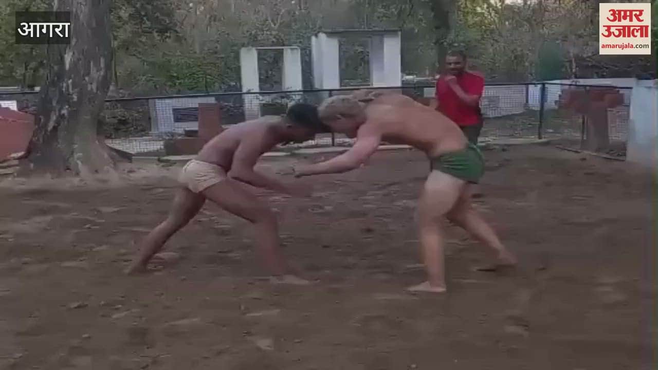 VIDEO : England wrestler wrestled in the Brahmin Arena