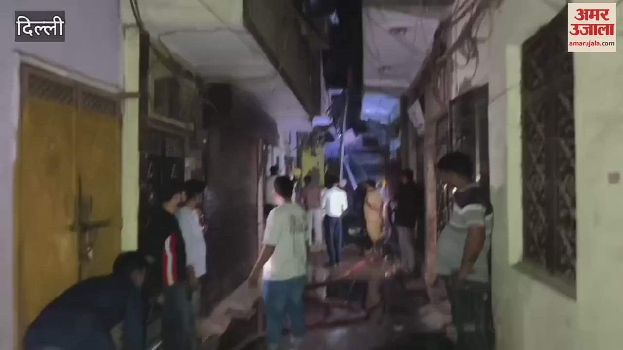 VIDEO : Fire broke out in a clothes stitching factory in Jafrabad man burnt to death