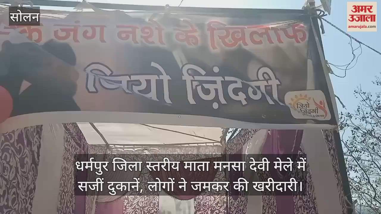 VIDEO : Shops decorated in Dharampur district level Mata Mansa Devi fair, people shopped a lot