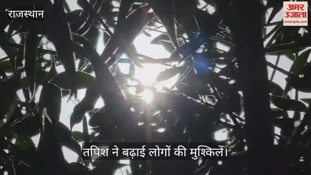 Barmer suffering from severe heat in Thar has increased troubles of people temperature reached 41 degrees