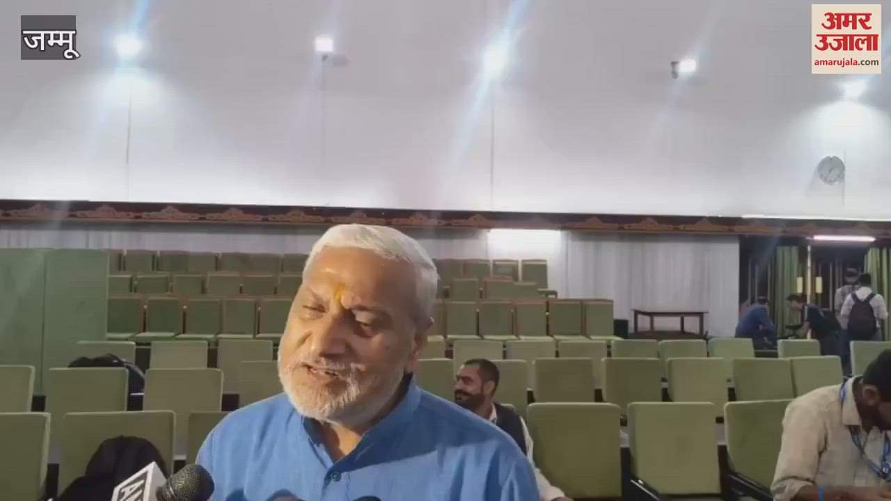 VIDEO : Shyam Lal Sharma's allegation: Jammu and Kashmir state broke down due to the double stand of National Conference