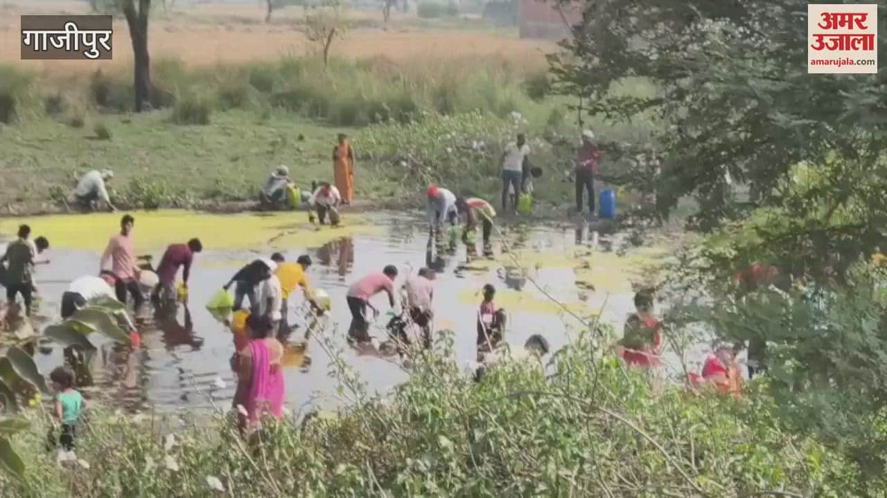 VIDEO : tanker loaded with mustard oil overturned people started taking in gallons police stopped