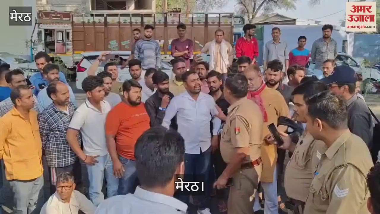 VIDEO : young man injured in a road accident died in the hospital, his family members blocked Delhi Road