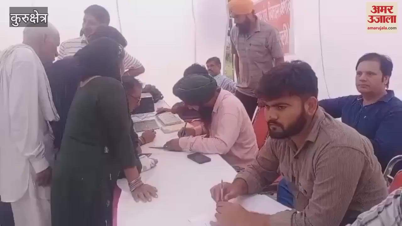 VIDEO : Administration's night stay program at Beed Mathana in Kurukshetra