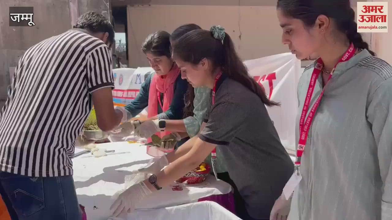 VIDEO : Awareness campaign was run on the day of Ashtami on the Tawi river