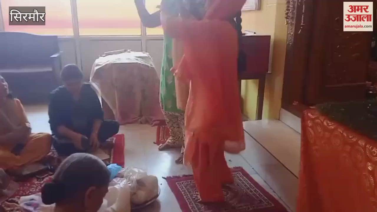 VIDEO : Huge crowd of devotees gathered in temples on Ram Navami in Sirmaur