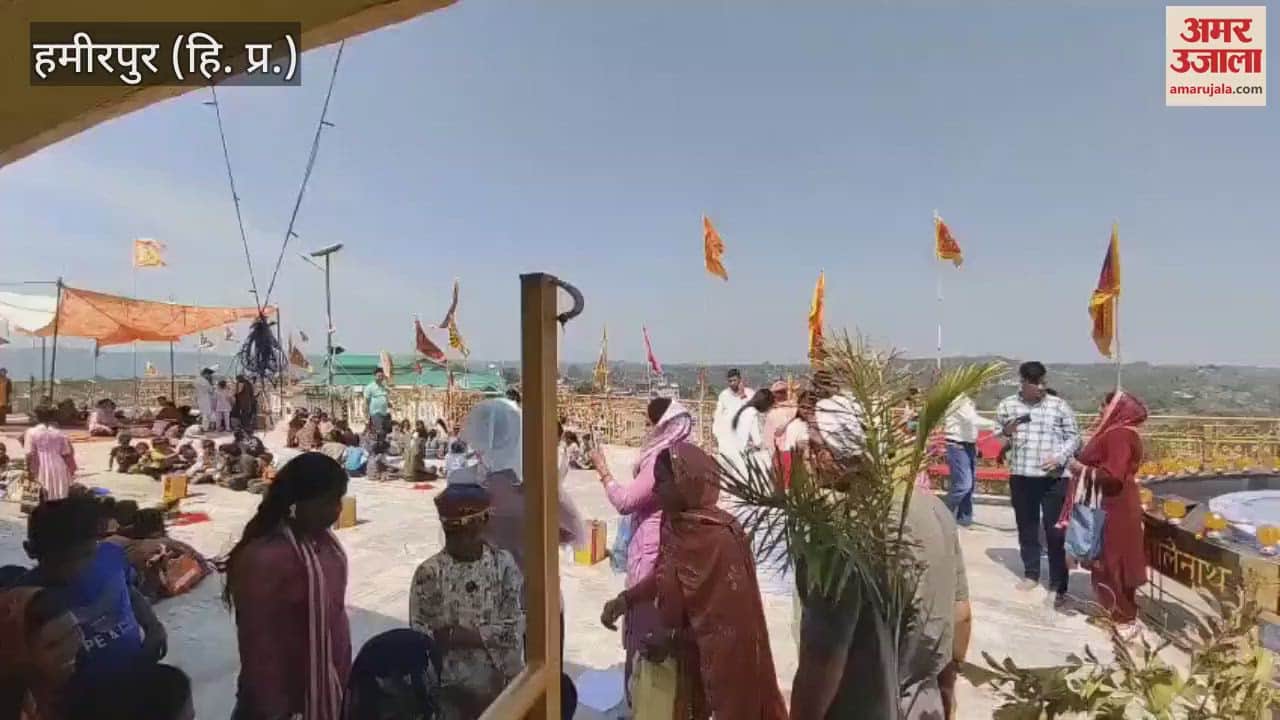 VIDEO : On Ramnavami devotees praised the mother in Santoshi Mata Mandir Khuthdi