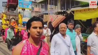 VIDEO : Lord Mahavir procession was taken out with great pomp