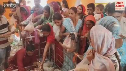 VIDEO : wave of faith surged in Lalita Devi temple, devotees prayed and made wishes in the temple