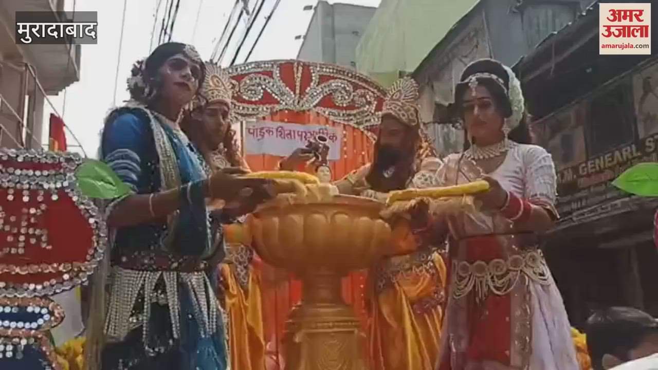 VIDEO : grand procession was taken out on the occasion of Lord Mahavir's birth anniversary, attractive tableaux were seen in Jilhal Street