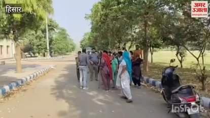 VIDEO : Drinking water crisis before PM's arrival in Hisar, angry people reached Jal Ghar