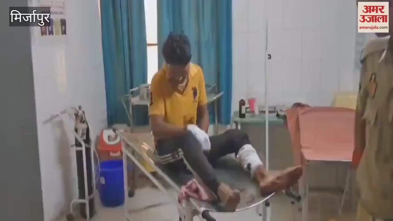 VIDEO : miscreant was running away after firing at the police in mirzapur