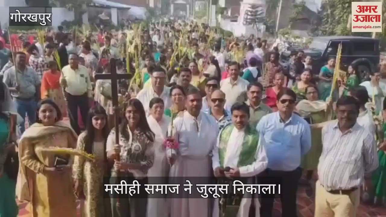 VIDEO : Palm Sunday celebrated in churches, sermon of Jesus Christ recited