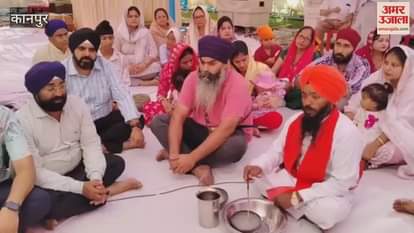 VIDEO : Baisakhi festival was celebrated with great pomp, Amrit was given to newborn babies