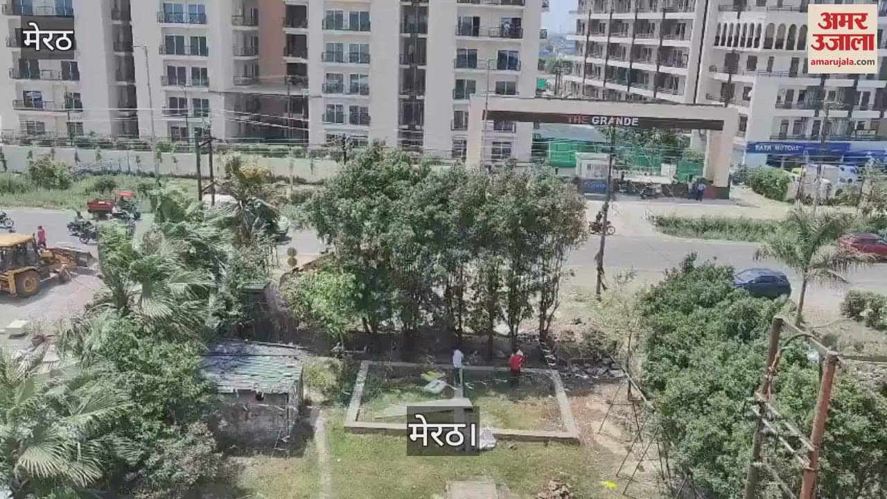 VIDEO : Widening work started on Bijli Bamba bypass of Meerut, Meda removed unauthorized construction