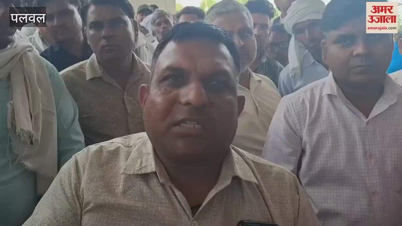 VIDEO : HKRN employees took out a foot march in Palwal