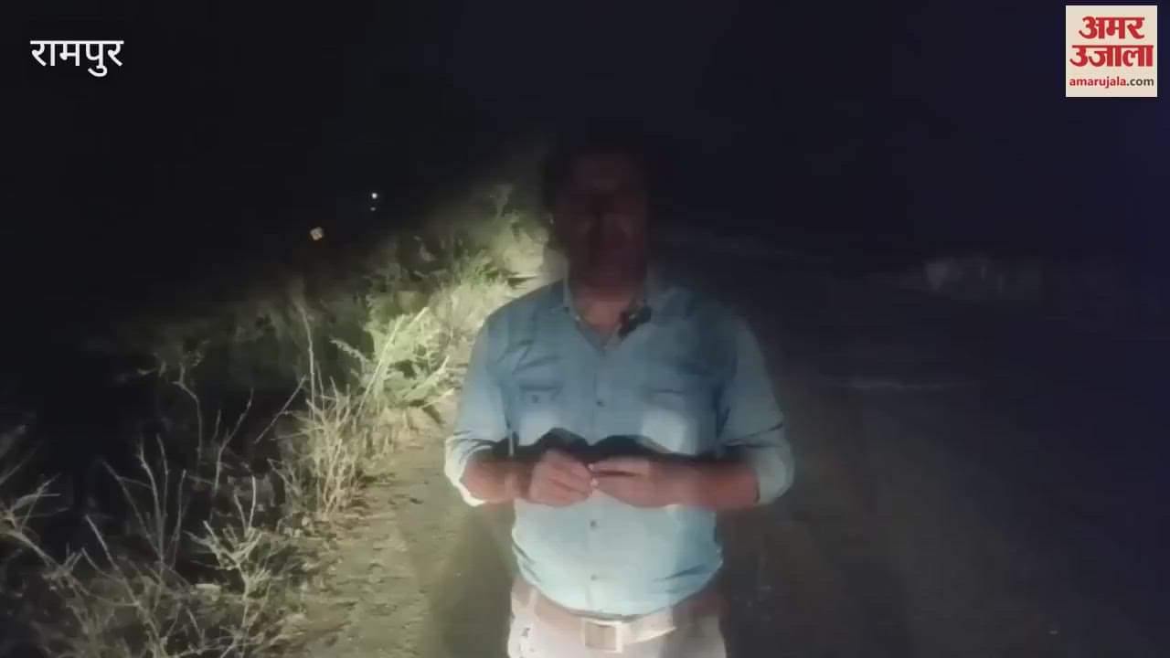 VIDEO : CNG gas tanker overturned in Rampur, gas kept leaking for one and a half hours, tension of farmers increased