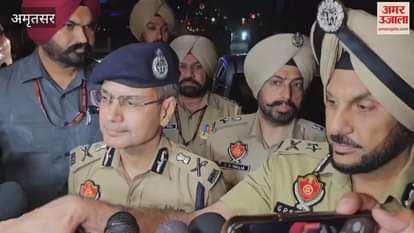 VIDEO : DGP Gaurav Yadav took to the streets with police officers in Amritsar