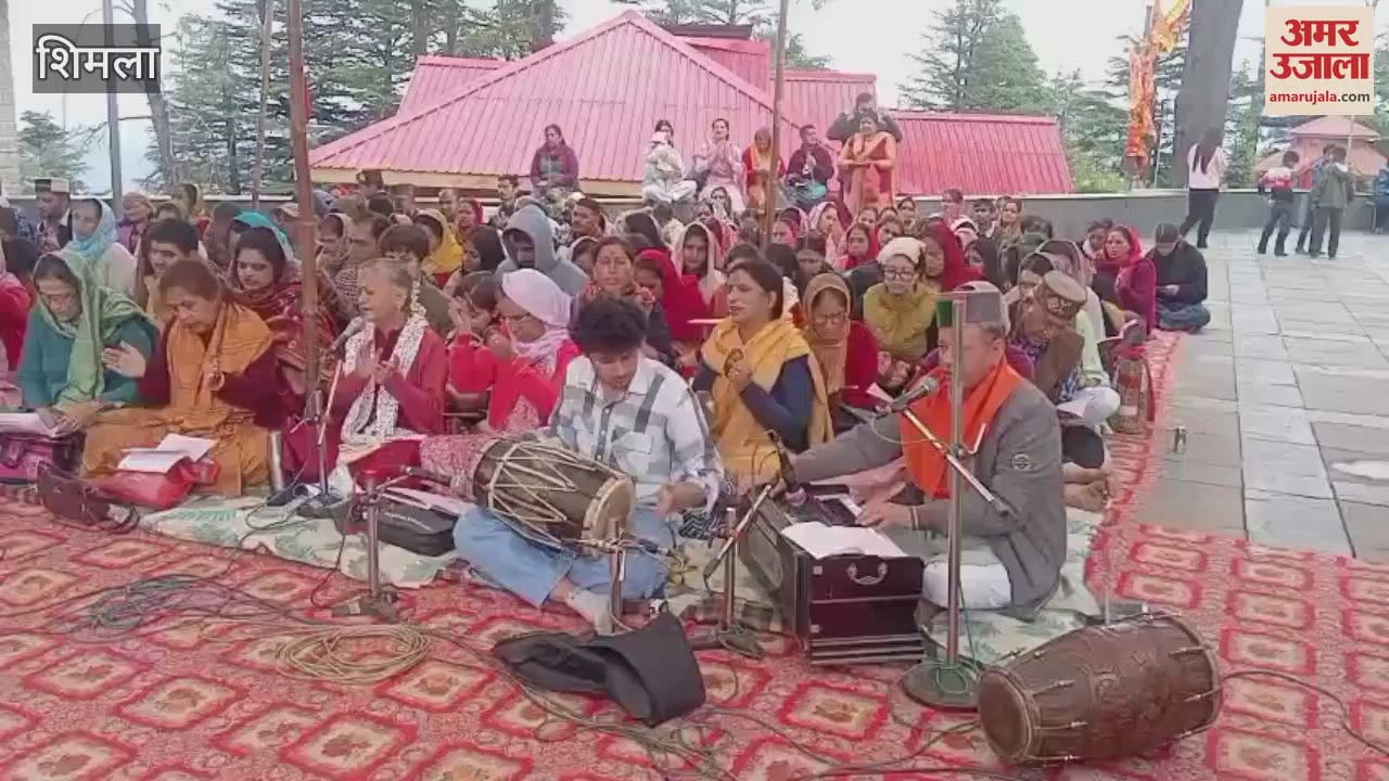 VIDEO : Sunderkand recitation took place at Jakhu temple on Hanuman Jayanti