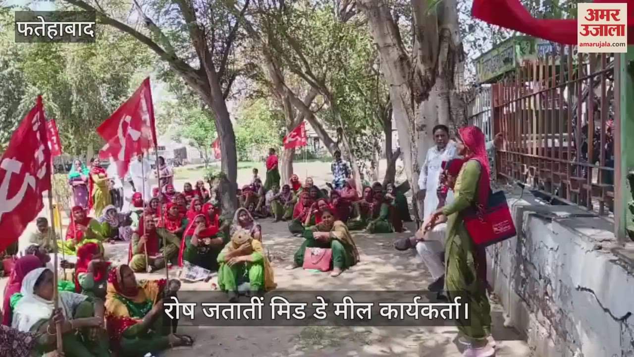 VIDEO : फतेहाबाद में मांगों को लेकर मिड डे मील वर्करों ने विधायक को सौंपा मांग पत्र