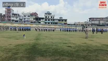 VIDEO : Parade practice session organized for Himachal Day celebrations in the playground of Bal School Hamirpur