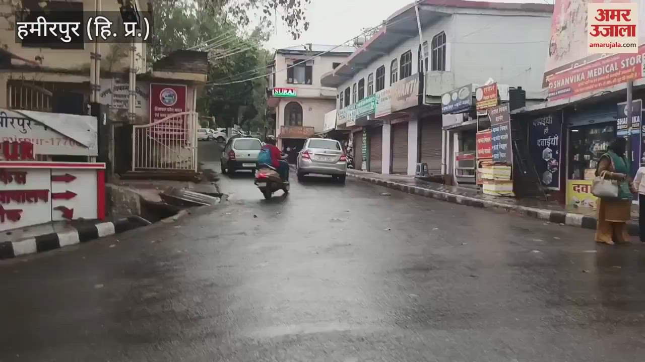 VIDEO : Rain brought relief from heat in Hamirpur