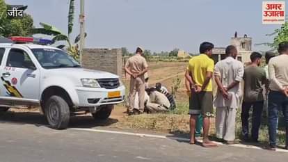 VIDEO : जींद में खून से सना व्यक्ति का शव मिला