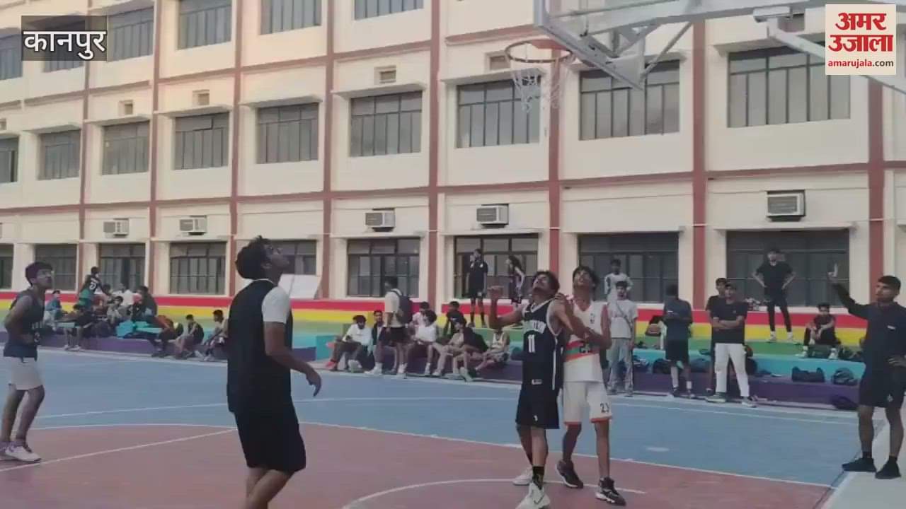 VIDEO : Players of the teams performed brilliantly in the league match of the basketball competition