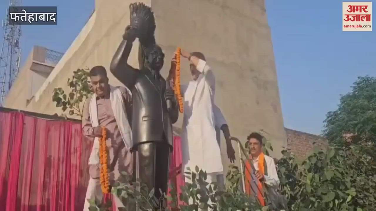 VIDEO : Dr. Bhimrao Ambedkar Jayanti was celebrated with great pomp in Tohana, Fatehabad, MP Subhash Barala was the chief guest