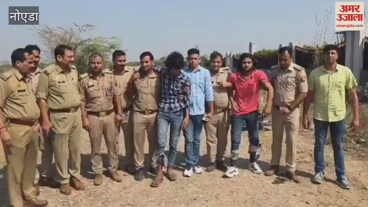 VIDEO : Two mobile robbers injured in police encounter in Greater Noida