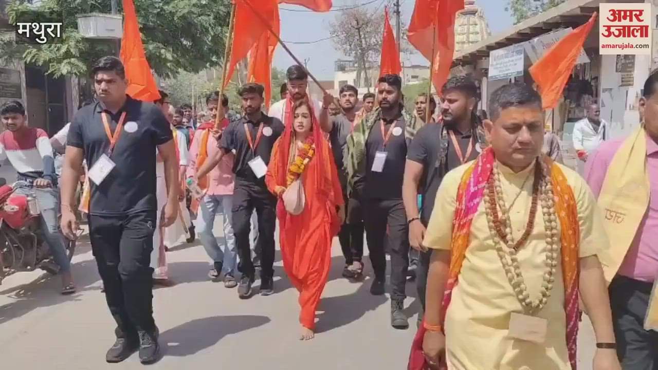 Harsha Richaria started Sanatan Padyatra from Vrindavan