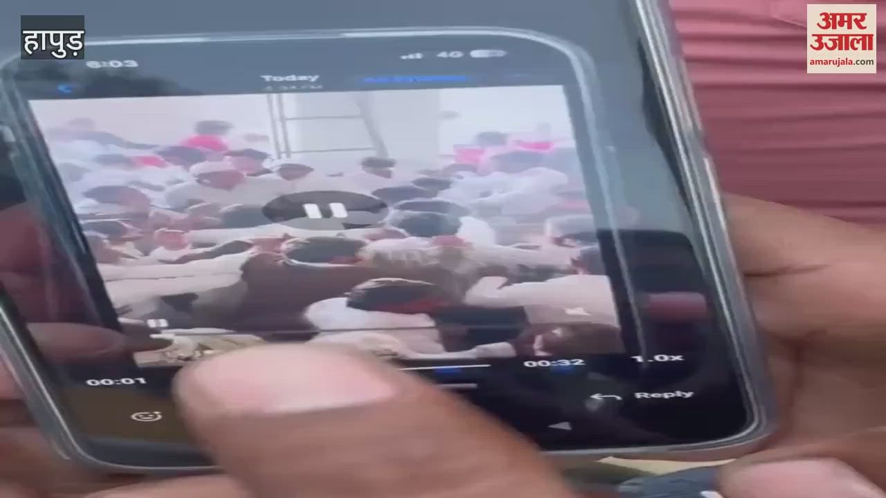 Controversy erupted over distribution of dates in a wedding in Hapur