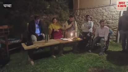 A grand evening poetry conference was organized in Khajjiar