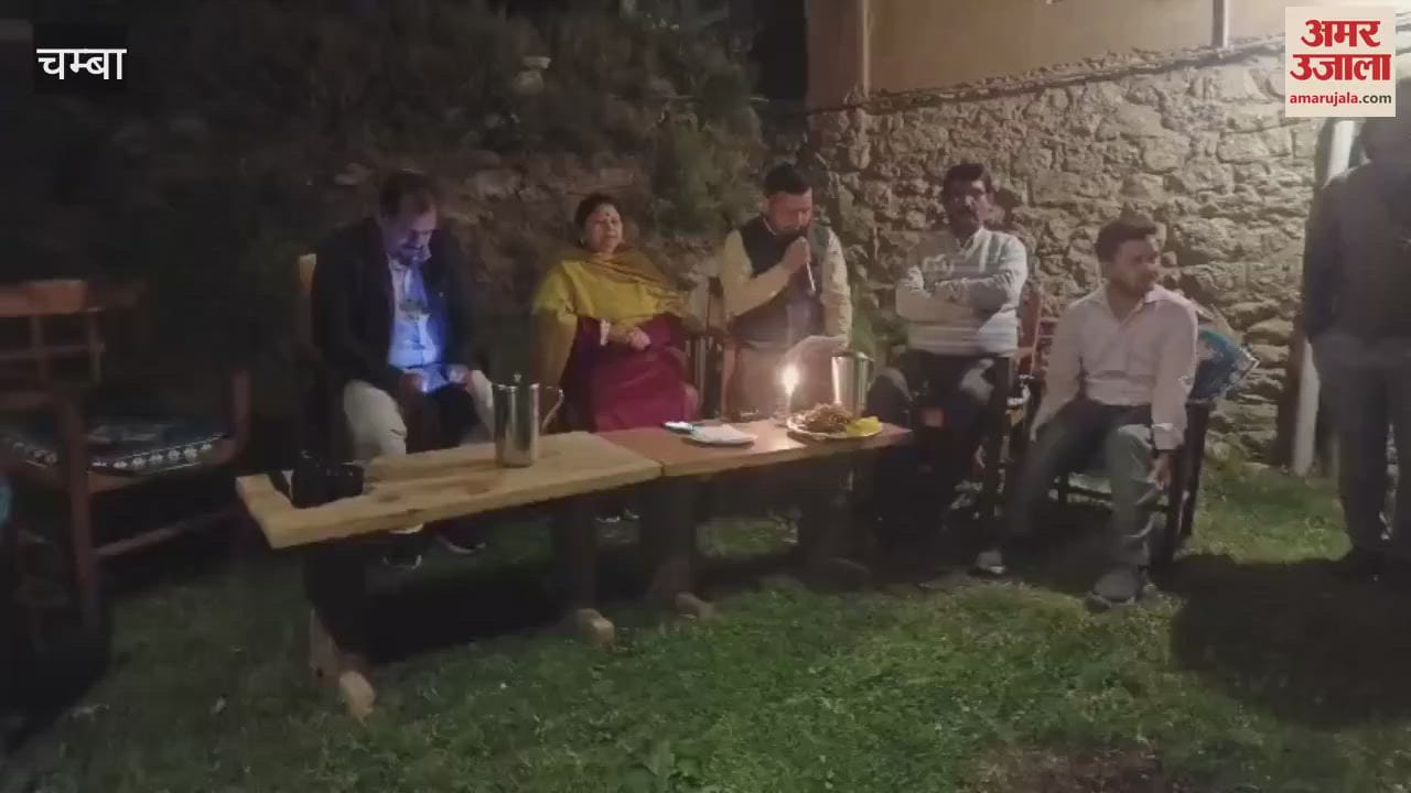 A grand evening poetry conference was organized in Khajjiar
