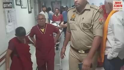 Angry family members created ruckus in the nursing home due to the death of a woman in Jhansi