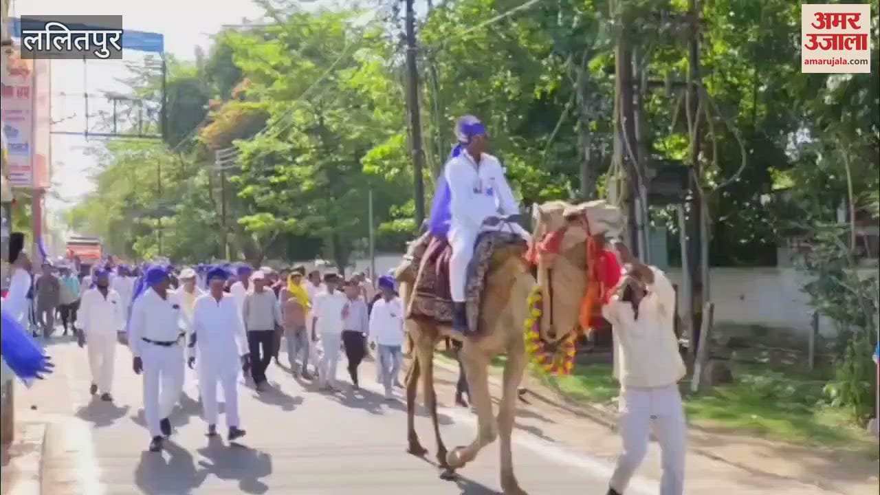 Ambedkar Jayanti: Blue turban, Dildil mare and the beat of the drum, see what was special