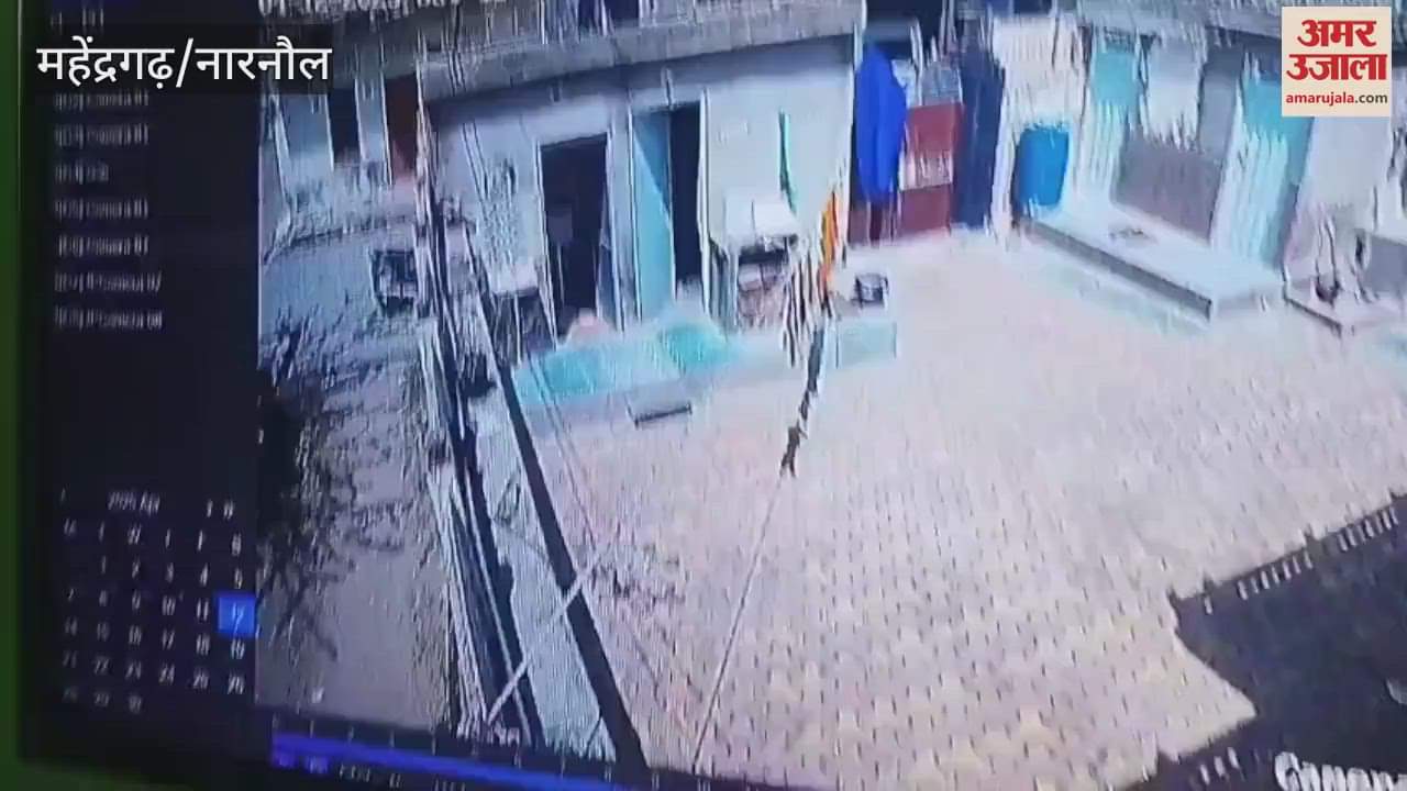 In Narnaul, the martyr's wife was beaten with sticks after entering her house