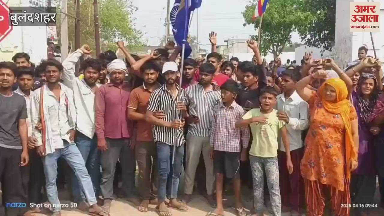 Ruckus over removal of Dr BR Ambedkar s flag in Bulandshahr