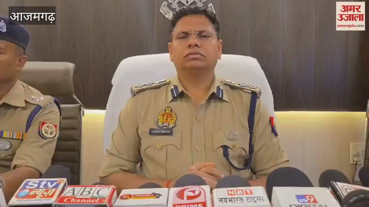 Encounter in Azamgarh Animal smuggler arrested partner absconding arms recovered