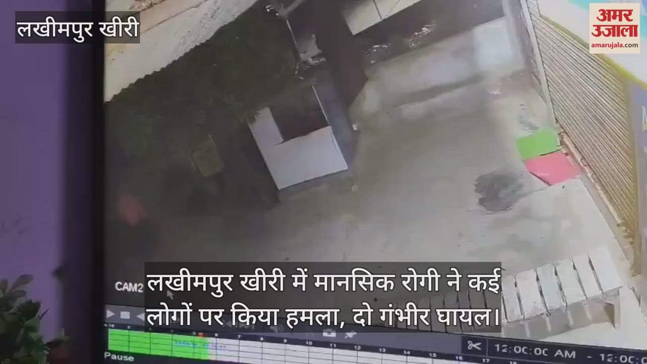 mentally ill person attacked several people in Lakhimpur Kheri