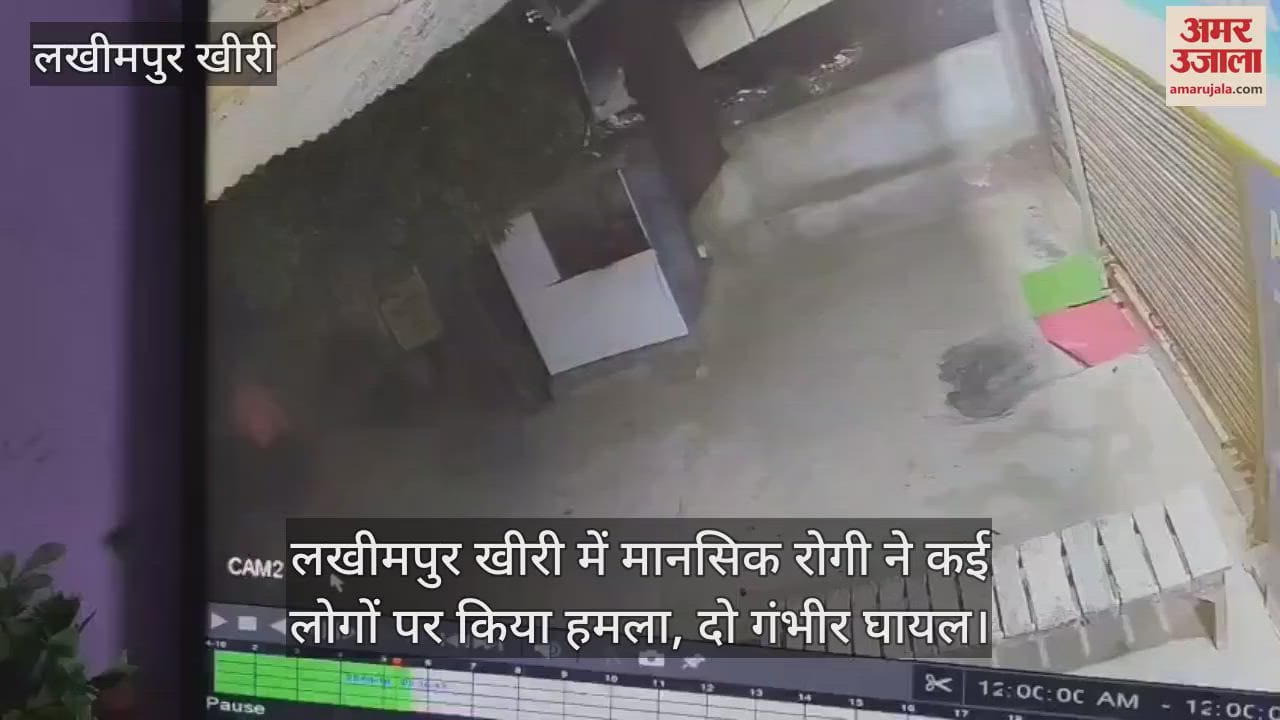 mentally ill person attacked several people in Lakhimpur Kheri