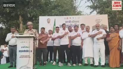 Cyclothon organized for prevention of drug abuse was flagged off from Karnal