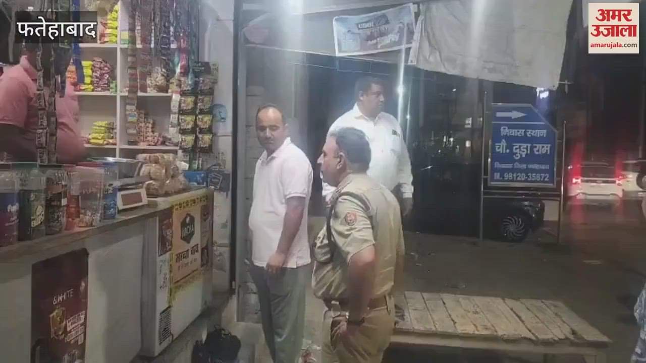 In Fatehabad, youths riding motorcycles created ruckus outside the former MLA's house, police busy scanning CCTV