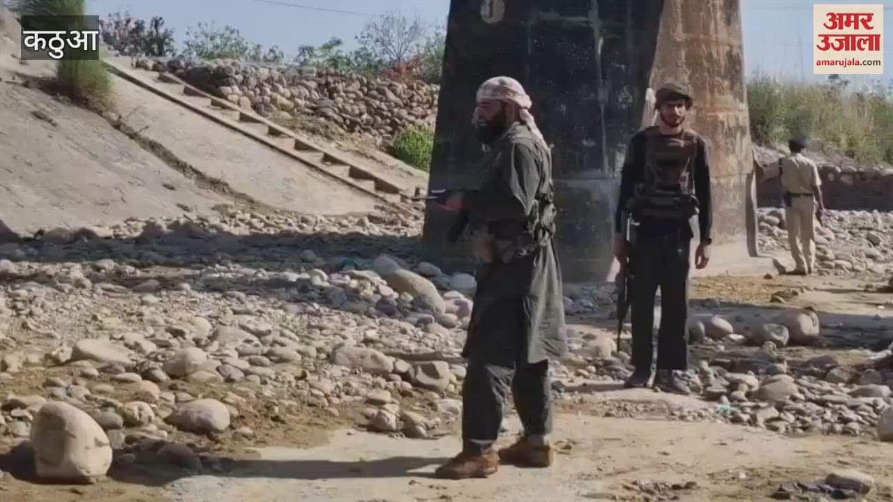 Railway police and security forces conducted a mock drill in Kathua, security was reviewed in case of a terrorist attack