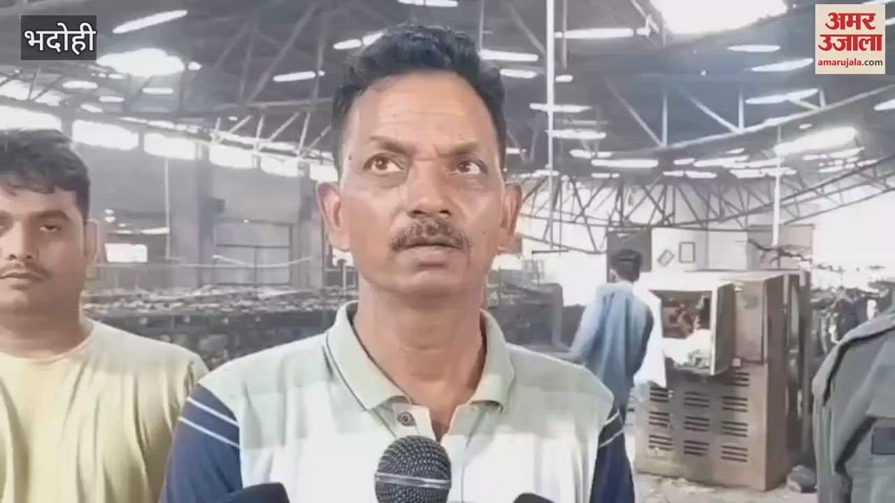 Cotton mill destroyed in Bhadohi Loss of Rs 8 crore due to fire